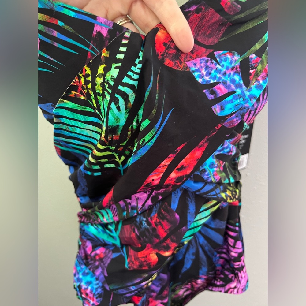 Miraclesuit Plus Size Revele One Piece In Tropicat Size 16W New - Picture 9 of 9